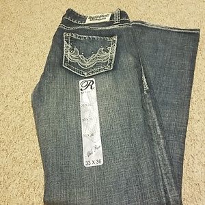Women's Rock and Roll cowgirl jeans 33X36